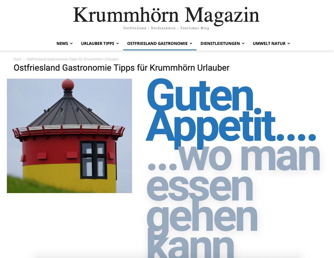 Krummhoern Magazin Ostfriesland