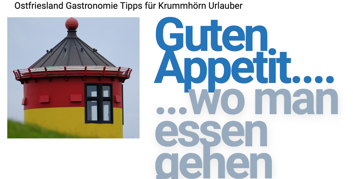 Krummhoern Magazin Ostfriesland